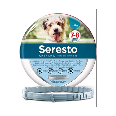 Seresto Collare antiparassitario per cani piccoli inferiore a 8 kg