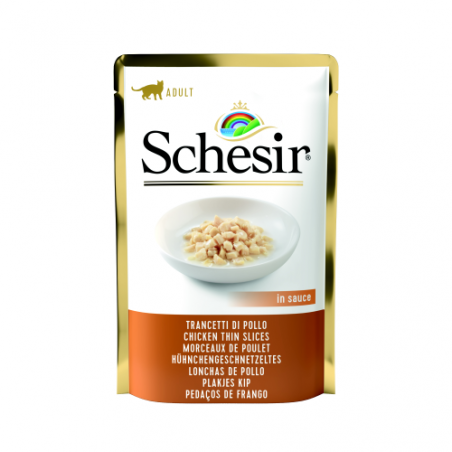 SCHESIR CAT TRANCETTI DI POLLO 85 GR.