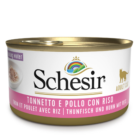 Schesir cat Tonno Pollo e Riso al Naturale 85 gr