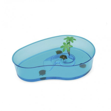 TARTARUGHIERA IN PLASTICA VIRGOLA