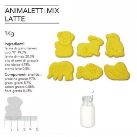 ANIMALETTI MIX LATTE 400 GR