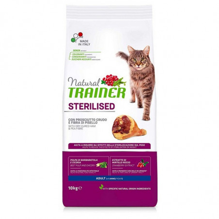 Trainer Natural Sterilised Cat Adult con Prosciutto Crudo - 10Kg