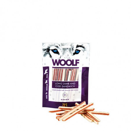Woolf - Sandwich lungo di Agnello e Merluzzo - 100gr