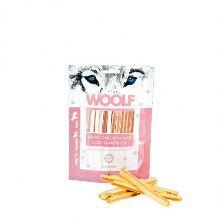 Woolf - Sandwich lungo di Pollo e Merluzzo - 100gr