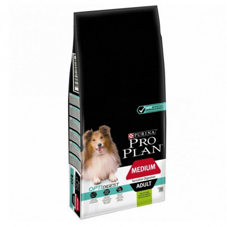 Purina Pro Plan Medium Adult OptiDigest con Agnello - 14Kg