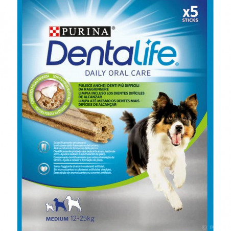 Purina Dentalife Medium - Confezione da 5 Pezzi - 115gr