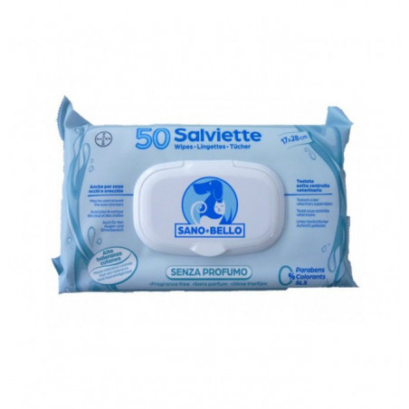 SALVIETTE SENZA PROFUMO 50 PZ