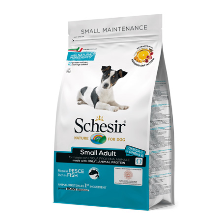 Schesir dog Dry Line Small Mantenimento con Pesce 2Kg