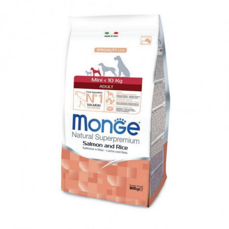 MONGE Mini Adult Salmone & riso 800 GR