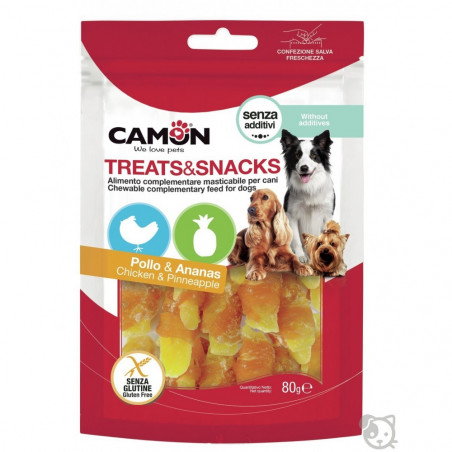 Camon Treats&Snack Pollo e Ananas 80g