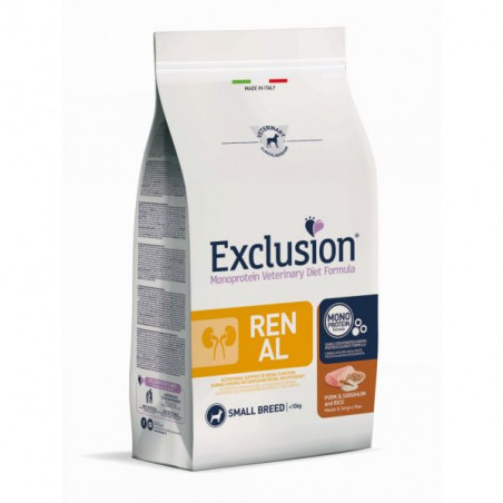 EXCLUSION RENAL PORK & SORGHUM AND RICE SMALL BREED 2 kg