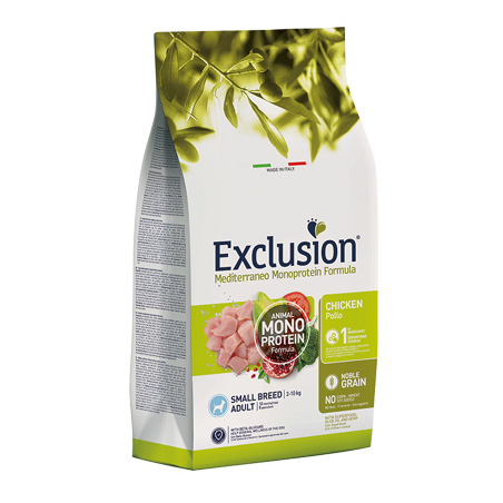 EXCLUSION ADULT SMALL MONOPROT. POLLO 2 KG