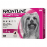 Frontline Tri-Act - Antiparassitario per cani dai 2 ai 5 Kg - 3 pipette da 0,5ml