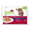 Trainer Natural Cat Adult Bocconcini in salsa con Salmone - 4x85gr