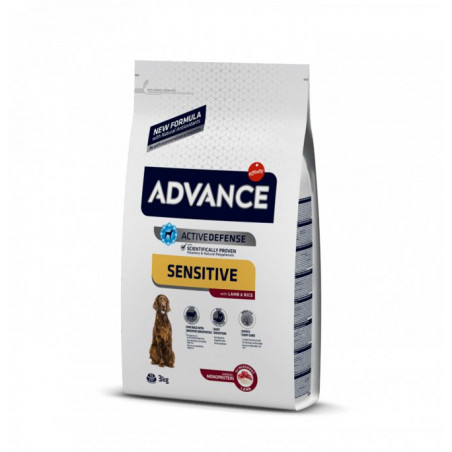 AFFINITY ADVANCE CANE SENSITIVE CON AGNELLO E RISO DA 3 KG