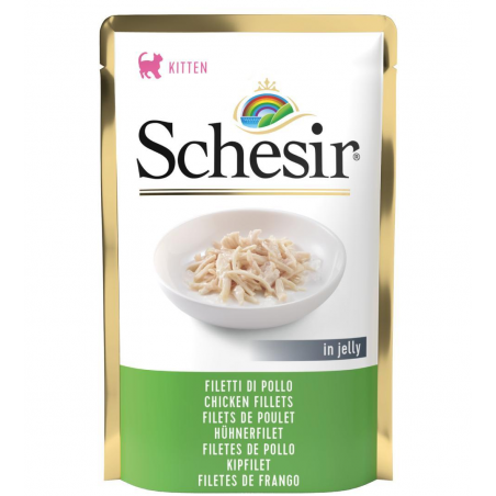 SCHESIR CAT FILETTO KITTEN DI POLLO JELLY 85 GR
