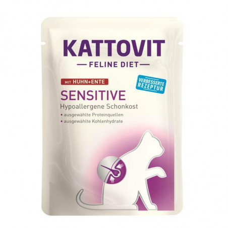 Kattovit Feline Diet Sensitive Pollo Anatra 85gr