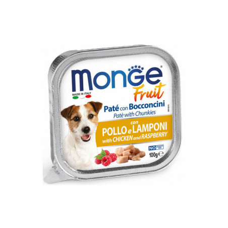 Monge Fruit Pollo e lamponi 100g