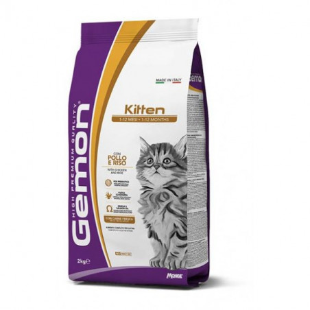 Gemon - Kitten con Pollo e Riso da 7 Kg