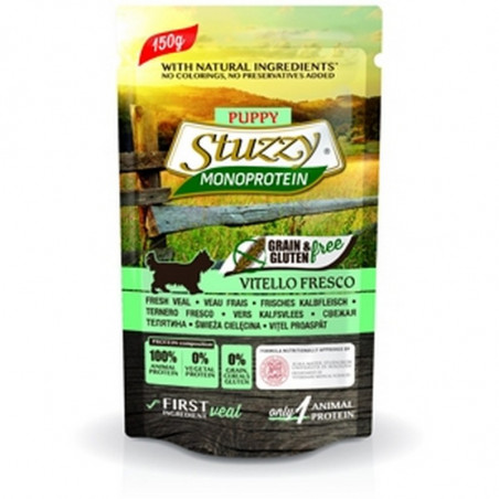 Stuzzy dog Monoprotein Grain & Gluten Free Puppy con Vitello Fresco 150gr