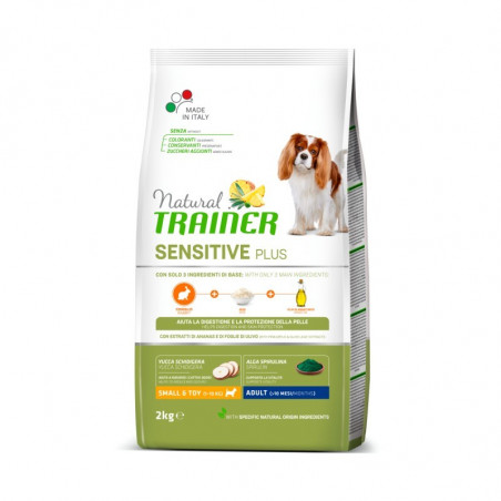 Trainer Natural Sensitive No Gluten Adult Dog Small&Toy con Coniglio - 2Kg