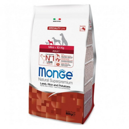 MONGE Mini Adult Agnello, riso & patate 800 GR