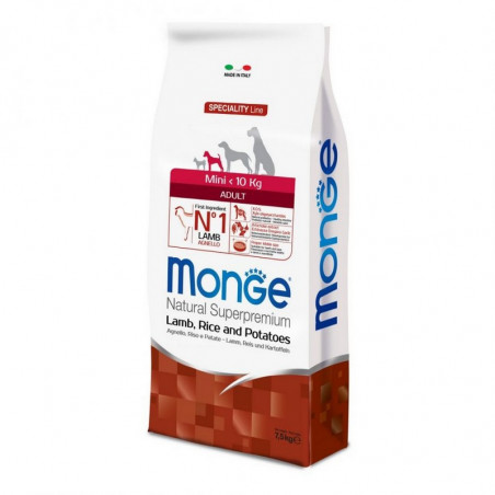 MONGE Mini Adult Agnello, riso & patate 7,5kg