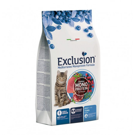 EXCLUSION GATTO ADULT NOBLE GRAIN MONOPROTEICO AL TONNO DA 300 GR