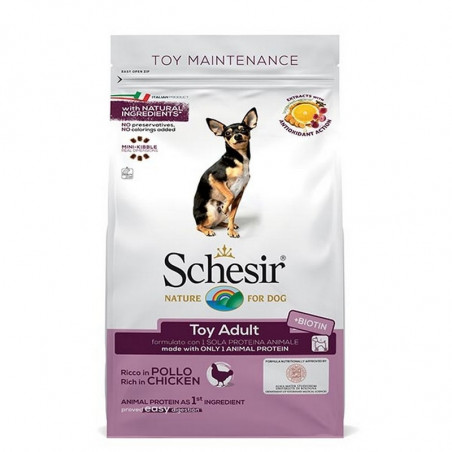 Schesir dog Dry Line Toy Mantenimento con Pollo 2Kg