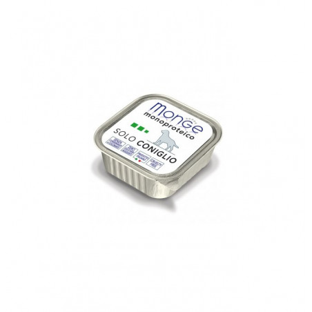 MONGE CANE MONOPROTEICO SOLO CONIGLIO DA 150 GR IN VASCHETTA