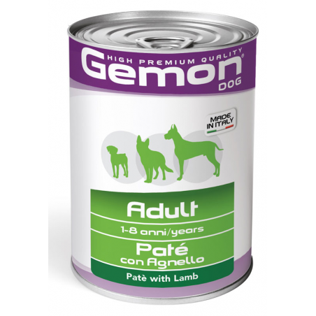 GEMON DOG ADULT LIGHT AGNELLO 400 GR.