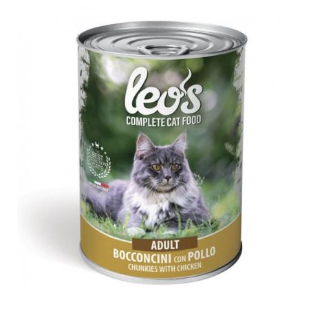 Leo's Adult Cat Bocconcini Pollo 415 gr.