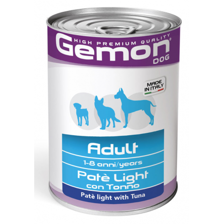GEMON PATE' ADULT LIGHT CON TONNO 400 GR