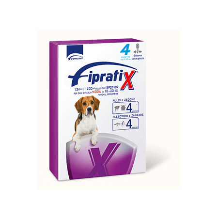 Fipratix spot-on per cani di taglia media 10 - 20 kg