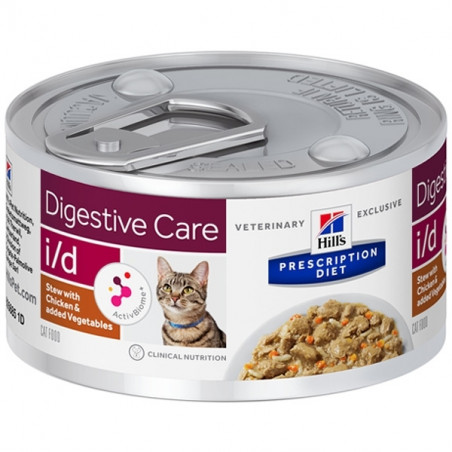 Hill's Pet Nutrition - Prescription Diet i/d Spezzatino di Pollo e Vegetali82g cs