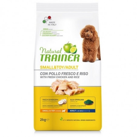 Trainer Natural Adult Dog Small&Toy con Pollo Fresco e Riso - 2Kg