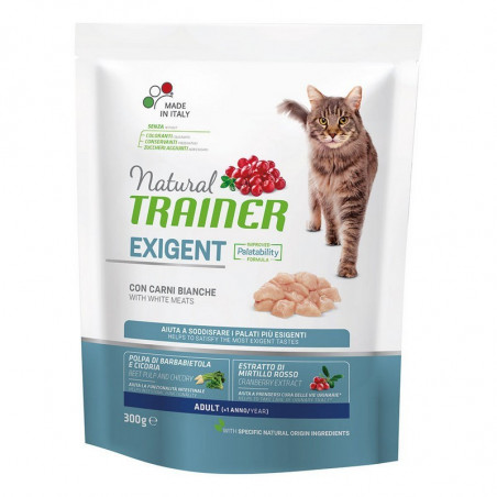 Trainer Natural Cat Exigent Adult con Carni Bianche - 300gr