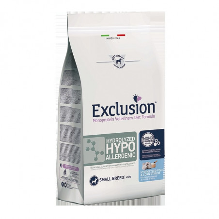 Exclusion Diet Hydrolyzed Hypoallergenic Fish & Cornstarch Small Breed 2 Kg