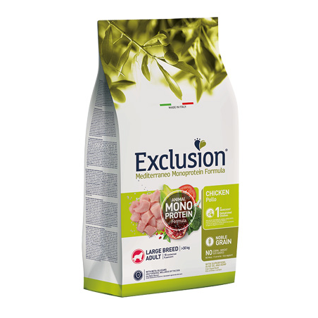 EXCLUSION LARGE E BREAD POLLO 12 KG