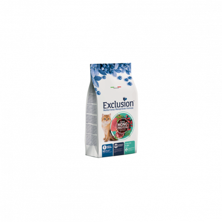 Exclusion Gatto Mediterraneo Monoprotein Adulto Sterilizzato Tonno 12 kg