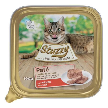 Mister stuzzy cat manzo 100 gr