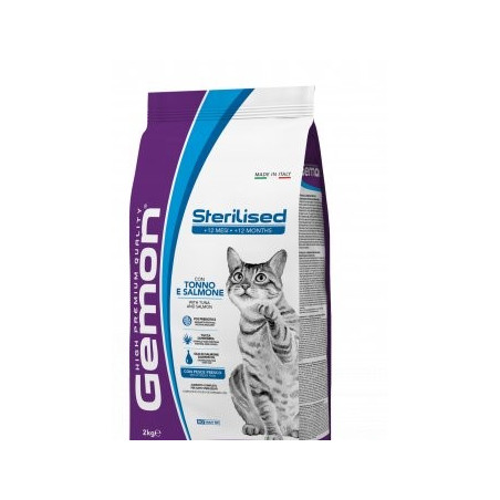 GEMON CAT STERILISED TONNO E SALMONE 2 KG