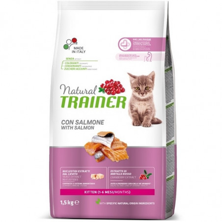 Trainer Natural Kitten con Salmone - 1,5Kg