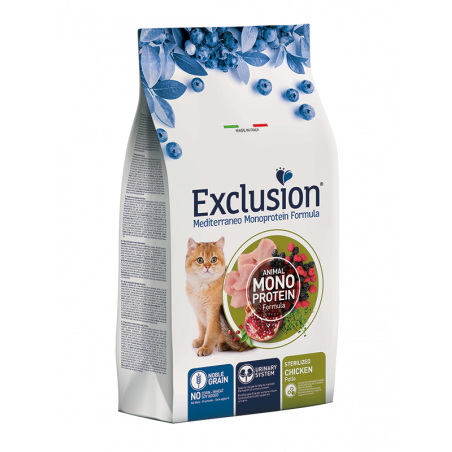 Exclusion Cat Mediterraneo Adult Sterilized Pollo 300g