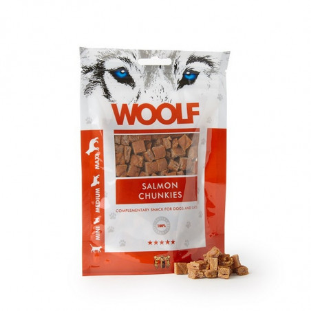 Woolf - Bocconcini di Salmone e Piselli - 100gr