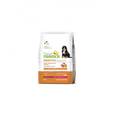 Trainer Natural Sensitive per Cani Puppy Medium/Maxi con Salmone da 3 Kg