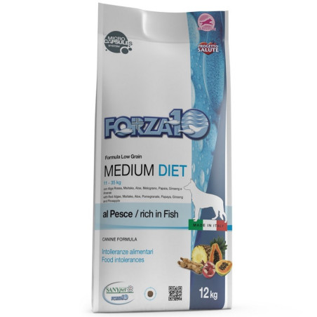 Forza10 - Medium Diet Cane al pesce - 12Kg