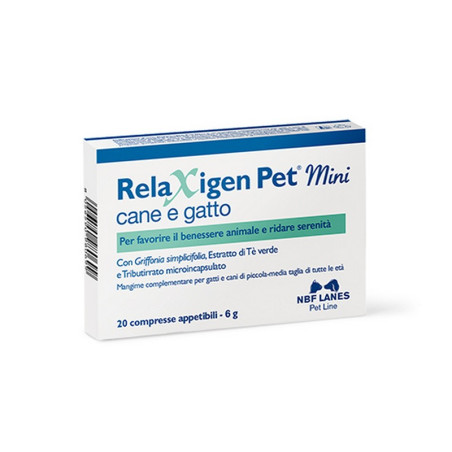 NBF Lanes - Relaxigen Pet Mini - 20 compresse appetibili