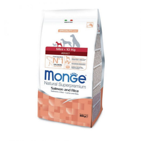 MONGE Mini Adult Salmone & riso 800 GR