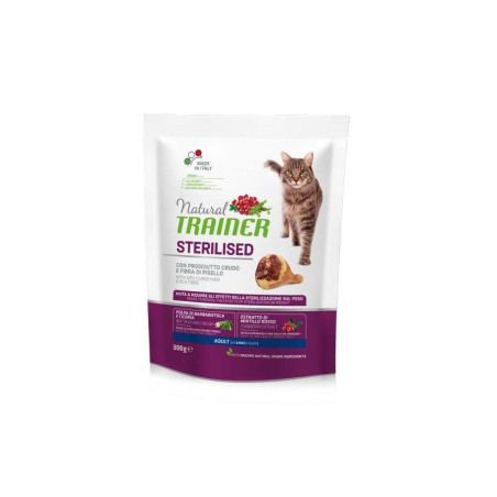 Trainer Natural Sterilised Cat Adult con Prosciutto Crudo - 300gr